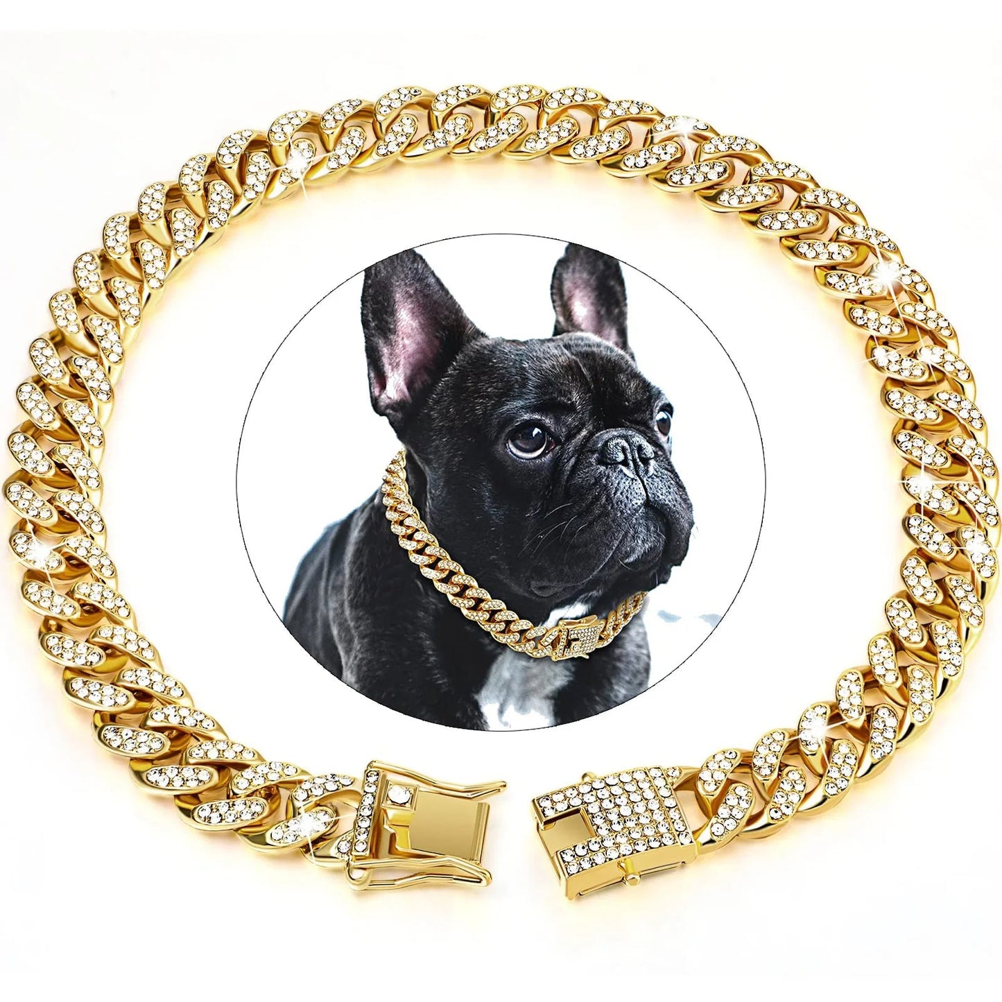 Collier chien bijou gold