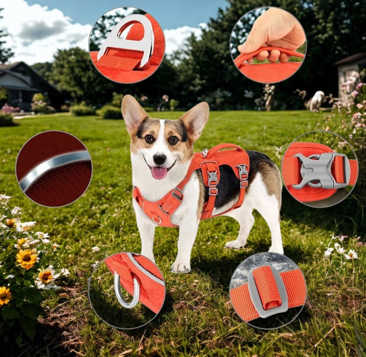 Harnais chien réfléchissant | Lux Harnais™
