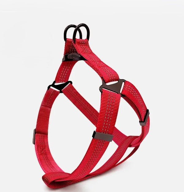 Harnais chien rouge