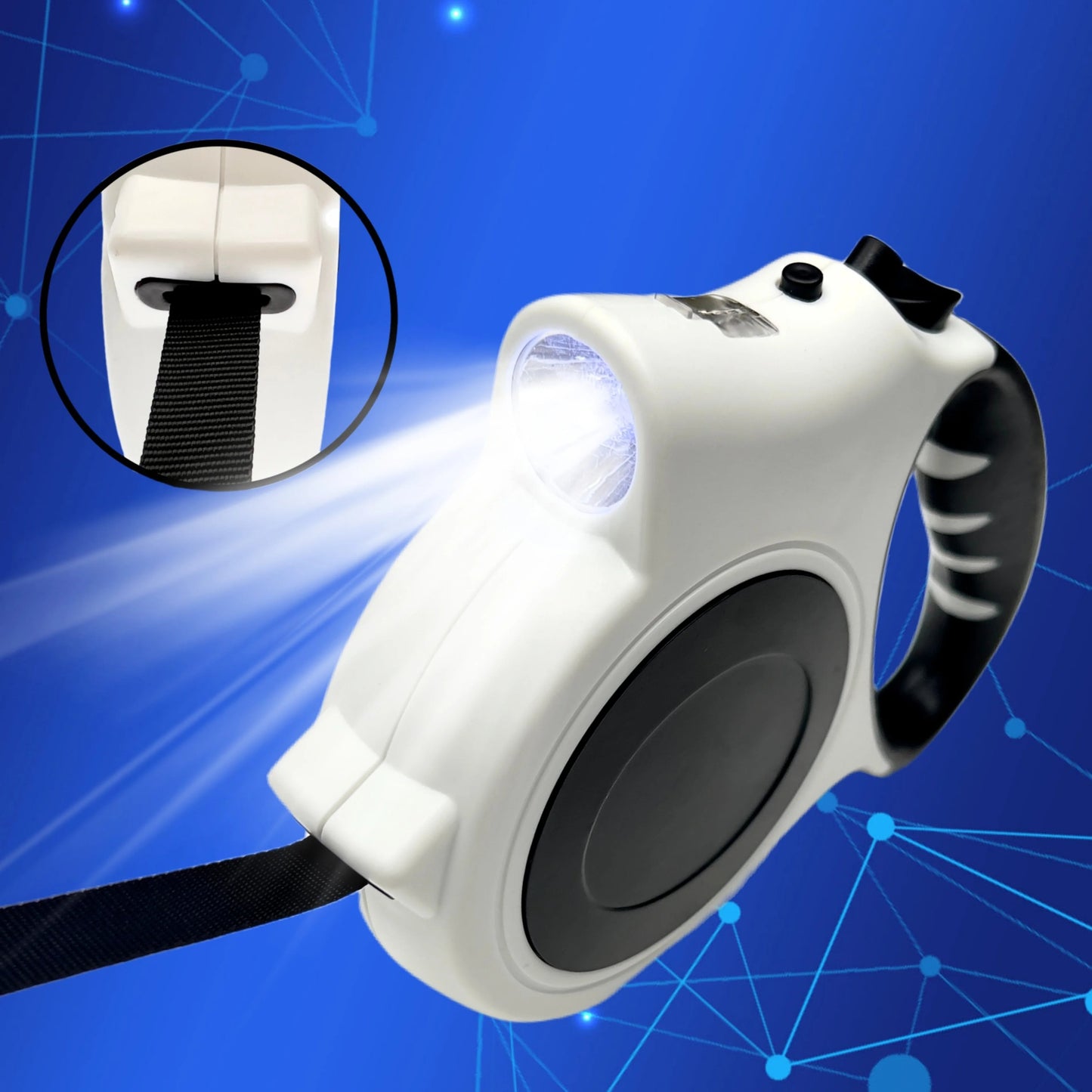 Laisse pour chien lumineuse torche