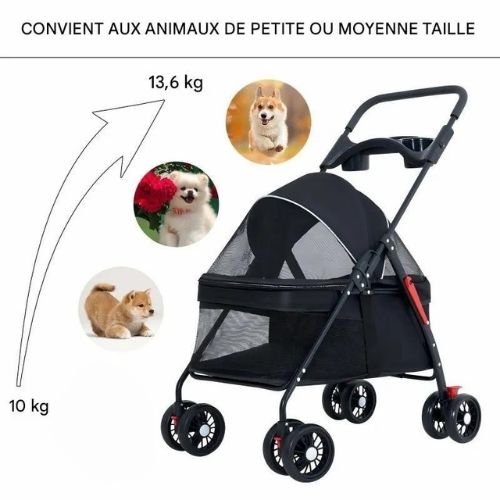 Poussette pour Chien | MobiConfortâą - MyDoggy - Shop
