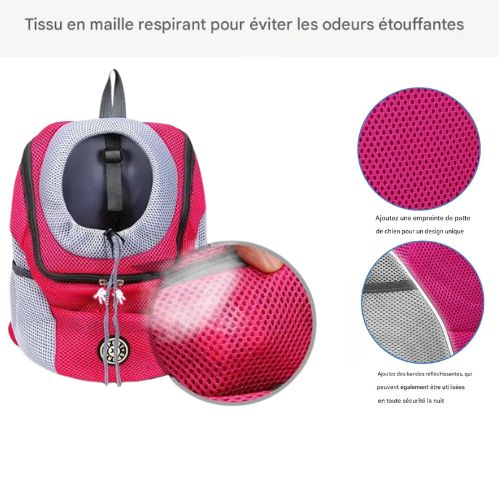 Sac a dos pour chien respirant