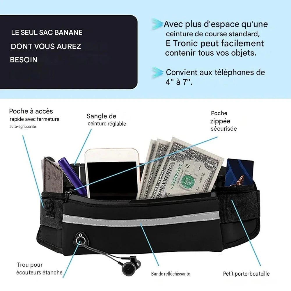 Laisse De Course Mains Libres Pour Chien