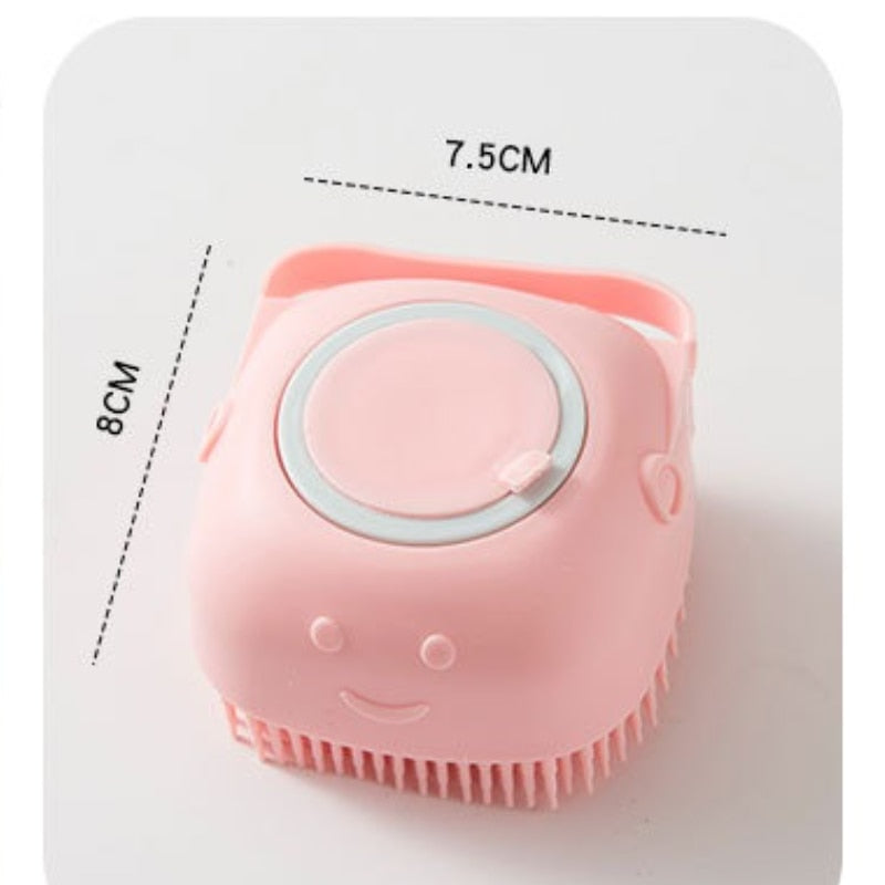 Brosse de massage pour chien silicone dimensions