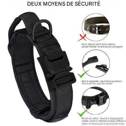 Collier Chien Tactique Nylon Renforcé | TactiCollar™ - MyDoggy-Shop