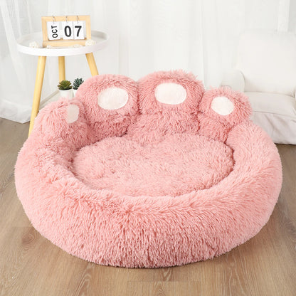 Coussin pour chien confortable et anti-stress rose