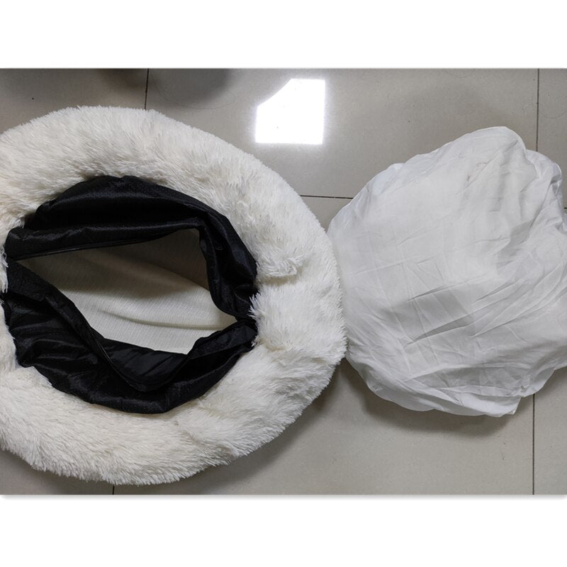 Coussin pour chien bords relevés anti-stress lavable