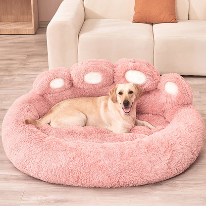 Coussin pour chien confortable et anti-stress rose