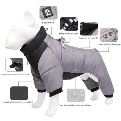 Manteau pour chien détails