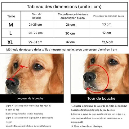 Muselière | Silicone Souple - MyDoggy - Shop