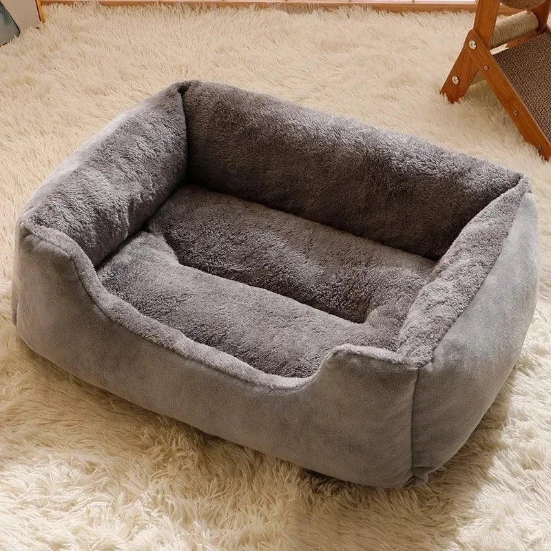 Panier Lit Pour Chat En Peluche Respirante Confortable