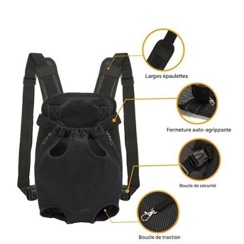 Sac de transport chien ventral | ConfortCanin - MyDoggy - Shop