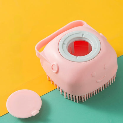 Care Bruch™ brosse de massage pour chien silicone rose 
