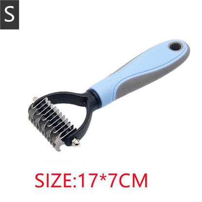 Brosse Peigne pour chiens bleu ciel 